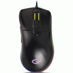 Mouse Esperanza SNIPER MX502, Gaming mouse, 3200dpi, optical sensor, RGB LED, USB braided cable