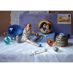 10510 Trefl Puzzles - "1000" - Velvet Puzzle - Trinkets