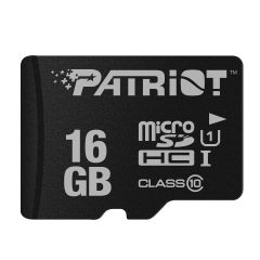 Карта памяти Patriot LX Series microSD + SD adapter / 16GB