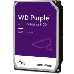 3.5" HDD 6.0TB  Western Digital WD63PURZ Caviar® Purple™, CMR Drive, 5400rpm, 256MB, SATAIII