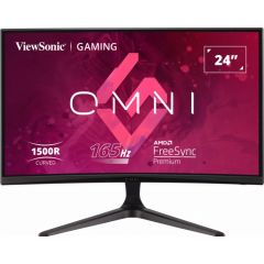 23.8" Игровой Монитор VIEWSONIC VX2418C / Curved / 1ms / 165Hz / Black