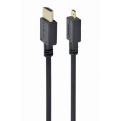 Cable microHDMI  1.8m - CC-HDMID-6, 1.8 m, HDMI male to micro D-male, Black cable with gold-plated connectors, Bulk package