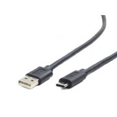 Cable USB2.0/Type-C - 1m - Cablexpert CCP-USB2-AMCM-1M, 1m, USB 2.0 A-plug to type-C plug, Black