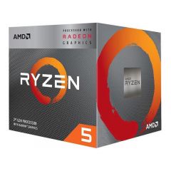 AMD Ryzen™ 5 3400G, Socket AM4, 3.7-4.2GHz (4C/8T), 4MB L3, Integrated