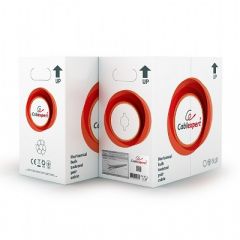 Cable UTP Gembird UPC-5004E-SOL, Solid Gray cable, AWG 24 CCA, cat.