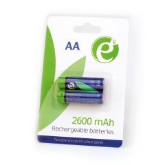EnerGenie EG-BA-AA26-01 Ni-MH rechargeable AA batteries, 2600mAh,