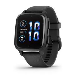 Умные часы Garmin Venu Sq 2 Music Edition, Slate Bezel with Black Case and Silicone Band