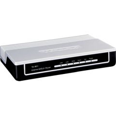 TP-LINK TD-8811, 1 ethernet port and 1 USB port ADSL2+ router with bridge and NAT router, Broadcom chipset, ADSL/ADSL2/ADSL2+, Annex A, with ADSL spliter