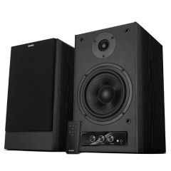 SVEN MC-30 Black,  2.0 / 2x100W RMS, D-CLASS AMPLIFIER WITH DSP, remote control, dimensions 225x255x355 mm, black, wooden.