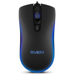 Оптическая Мыши SVEN RX-530S / 1200 dpi / USB / Black
