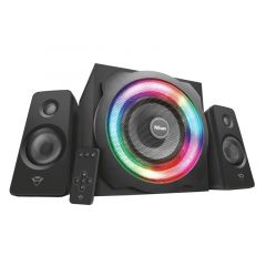 Trust Gaming GXT 629 Tytan RGB Illuminated 2.1 Speaker Set, 120w  - Black