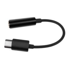 АДАПТЕР TYPE-C TO 3.5MM AUDIO ЧЕРНЫЙ