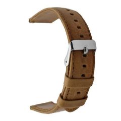 РЕМЕШОК КОЖАНЫЙ ДЛЯ AMAZFIT 22MM BROWN