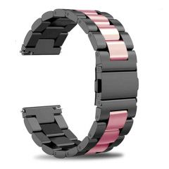 Ремешок металлический для Amazfit 20mm Black - Pink