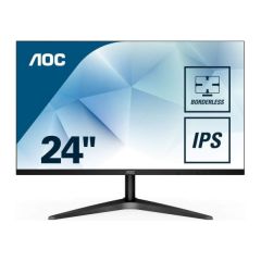 23.8" AOC MVA LED 24B1H Black Borderless (5ms, 20M:1, 250cd, 1920x1080, 178°/178°, VGA, HDMI, Audio Line-out)