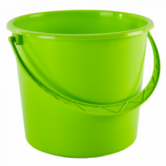 122018 Galeata plastic ALEANA, rotund, 18.0 l
