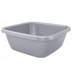 121044 Lighean plastic ALEANA, patrat, 14.0 l