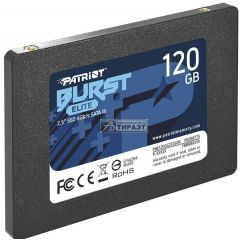 2.5" SSD 120GB  PATRIOT Burst Elite, SATAIII, Read: 450 MB/s, Write: 320 MB/s  PBE120GS25SSDR
