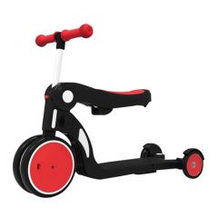 Трёхколёсный велосипед BeBehoo 5 In 1 Kids Balance Tricycle Красный