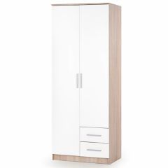 Шкаф LIMA S-2 дуб сонома/белый