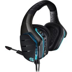 Игровые наушники Logitech G633 Artemis Spectrum Black Gaming RGB 7.1 Headset, 7.1 Surround, 40mm PRO-G Driver, Headset: 20Hz-20kHz, Microphone: 100Hz-20kHz, 2m, 981-000605 (casti cu microfon/наушники с микрофоном)