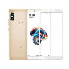 920010 Screen Geeks sticla protectie Xiaomi Redmi Note 5 Pro Full Cover Glass Pro All Glue, White