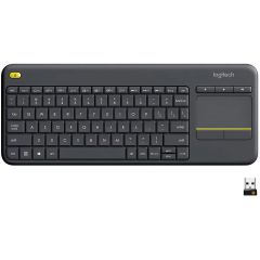 Клавиатура Logitech K400 Plus Black TV Wireless Touch Keyboard USB, 920-007147