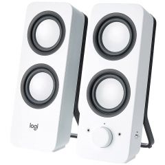 Колонки Logitech Z200 Snow White Stereo Speakers 2.0 ( RMS 5W, 2x2.5W satel.), 980-000811 (boxe sistem acustic/колонки акустическая сиситема)