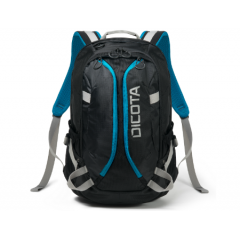 Dicota D31047 Backpack Active black/blue 14"-15.6", Premium notebook backpack with a sporty design, (rucsac laptop/рюкзак для ноутбука)