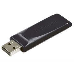 64GB USB Flash Drive Verbatim Store 'n' Go Slider 64GB, Black, USB 2.0, 98698