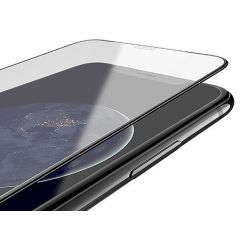 250013 Screen Geeks Sticla protectie Apple iPhone XS Max Glass Zero Frame Anti-Blueray, Black