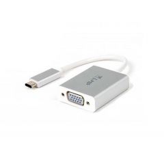 LMP USB-C to VGA adapter, USB-C 3.1 to VGA, aluminum housing, white