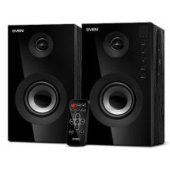 Active Speakers SVEN SPS-615 Black, RMS 20W, 2x10W, Bluetooth, USB port, SD slot, дерево/lemn (boxe sistem acustic/колонки акустическая сиситема), www, www