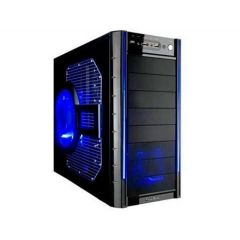 Transparent BLUE Sidepanel, Big window with Fan & Filter (panel lateral pentru carcasa/панель боковая для корпуса)