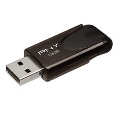 128GB USB Flash Drive PNY Attache 4 3.1, Black, USB 3.1, FD128ATT431KK-EF