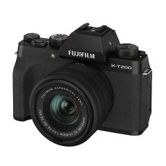 Fujifilm X-T200 Black XC15-45mm F3.5-5.6 OIS PZ Kit, Mirrorless Digital Camera Fujifilm X System (Aparat fotografic)
