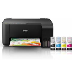 Epson EcoTank L3150 Color Printer/Copier/Color Scanner, WiFi & WiFi Direct, A4, 5760 x 1440 dpi, 33 ppm monochrome/ 15ppm color, USB 2.0, Black ink