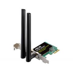 ASUS PCE-AC51 Wireless-AC750 Dual-band PCI-E Adapter, 2.4Ghz/5Ghz, IEEE 802.11 a/b/g/n/ac, AC performance: 300+433 Mbps (placa de retea wireless WiFi/сетевая карта WiFi беспроводная)