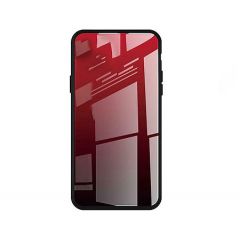490014 Husa Screen Geeks Glaze Xiaomi Redmi Note 8 Pro, Black & Red (чехол накладка в асортименте для смартфонов Xiaomi)