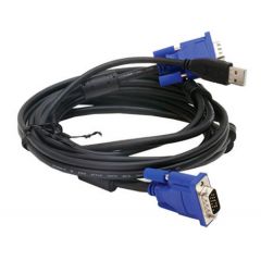 D-Link DKVM-CU, 2 in 1 USB KVM Cable in 1.8m (cablu KVM 2 in 1/кабель KVM два в одном)