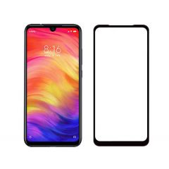 400012 Screen Geeks sticla protectie Xiaomi Redmi Note 8 Full Cover Glass Pro All Glue 4D, Black