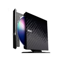 Внешние оптический привод ASUS SDRW-08D2S-U LITE Black External Slim DVD+-R/RW Drive, 8x DVD+-R/8x DVD+-R DL/5x DVD-RAM/24xCDR/ 24xCDRW /8xDVD/24xCD, USB 2.0