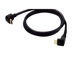 Cable Brateck HM8035-3M Right angle HDMI High Speed 19M-19M V1.4a, gold plated, 3m (cablu HDMI/кабель HDMI)