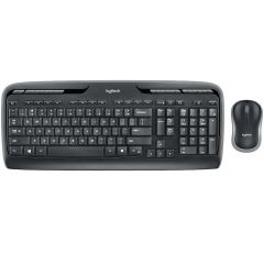 Клавиатура+мышь беспроводная Logitech MK330 Black Wireless Combo, Keyboard+Mouse, 920-003995 (set fara fir tastatura+mouse/беспроводной комплект клавиатура+мышь)