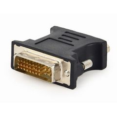 Gembird A-DVI-VGA-BK, adapter DVI-A 24-pin male to VGA 15-pin HD (3 rows) female (Переходник)