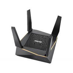 ASUS RT-AX92U AX6100 Tri-Band WiFi 6 (802.11ax) Gaming Router, WiFi 6 802.11ax Mesh System, AX6100 400 Mbps+867 Mbps+4804 Mbps, dual-band 2.4GHz/5GHz-1/5GHz-2 for up to super-fast 6.1Gbps, WAN:1xRJ45 LAN: 4xRJ45 10/100/1000, USB 2.0&USB 3.1
