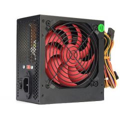 Блок питания 650W ATX Power supply HPC ATX-650W, 650W, 24 pin, 8 pin(4+4), 2x 8pin(6+2). 4xSATA cables, 120mm Red FAN, Black (sursa de alimentare/блок питания)