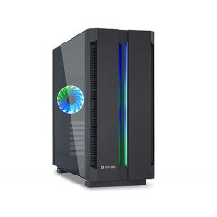 Case ATX Miditower Chieftec Gaming Chieftronic G1 GR-01B-OP Black no PSU, 2x USB 3.1, 1x USB 2.0, Audio-out, Front panel with 2x addressable +5V RGB LED strips, 1x addressable +5V RGB fan (120mm), (carcasa/корпус)