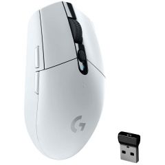 Мышь беспроводная Logitech Gaming Mouse G305 Lightspeed Wireless White, High-speed, Hero Gaming Sensor,  6 Programmable buttons, 200-12000 dpi, 1ms report rate, White, 910-005291