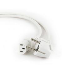 Gembird PC-186W-VDE Power Cord PC-220V (C13) 1.8m Euro Plug white (Кабель питания евростандарт) (cablu alimentare/кабель питания)